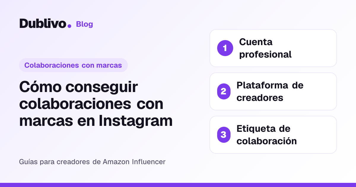 Portada: Cómo conseguir colaboraciones con marcas en Instagram
