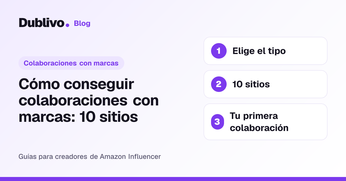 Portada: Cómo conseguir colaboraciones con marcas: 10 sitios