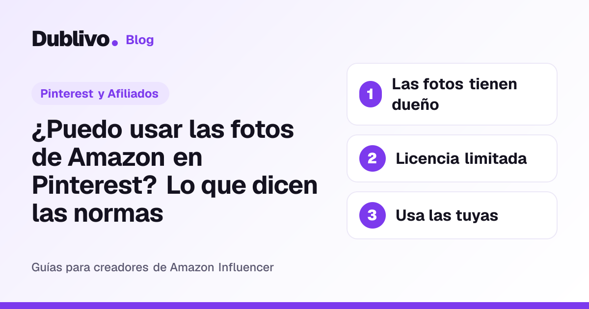 Portada: ¿Puedo usar las fotos de Amazon en Pinterest? Lo que dicen las normas